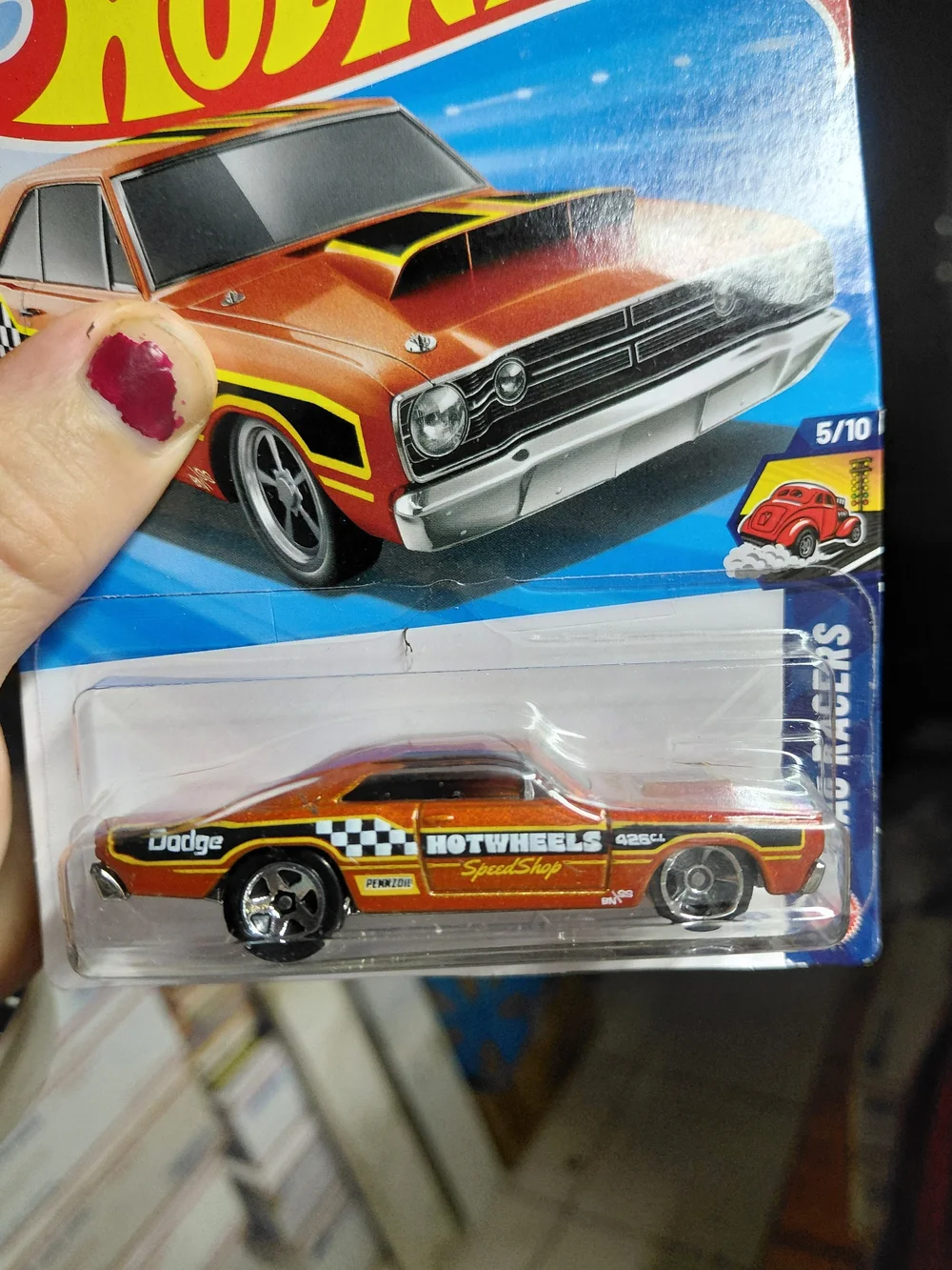orange '68 Dodge Dart from the 2026 Hot Wheels HW Drag Racers series (5/10, coll